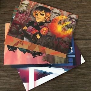 Disney Star Wars: Women of Star Wars postcards bundle #17 (Set of 5)